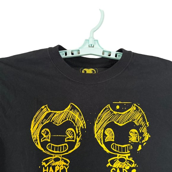 Bendy And The Ink Machine Adult Long Sleeve T Shirt Size Small - Picture 3 of 4
